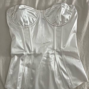 VISTA SATIN BODYSUIT IVORY